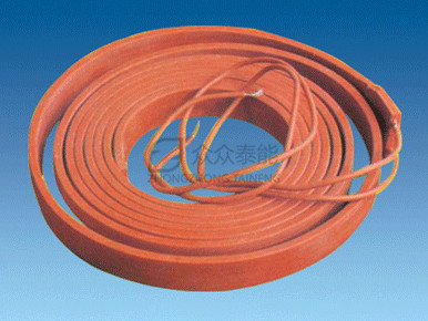 Silicone rubber electric heating belt