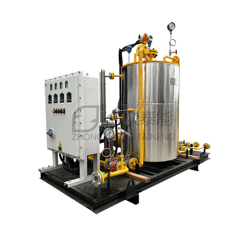 Liquid ammonia evaporator