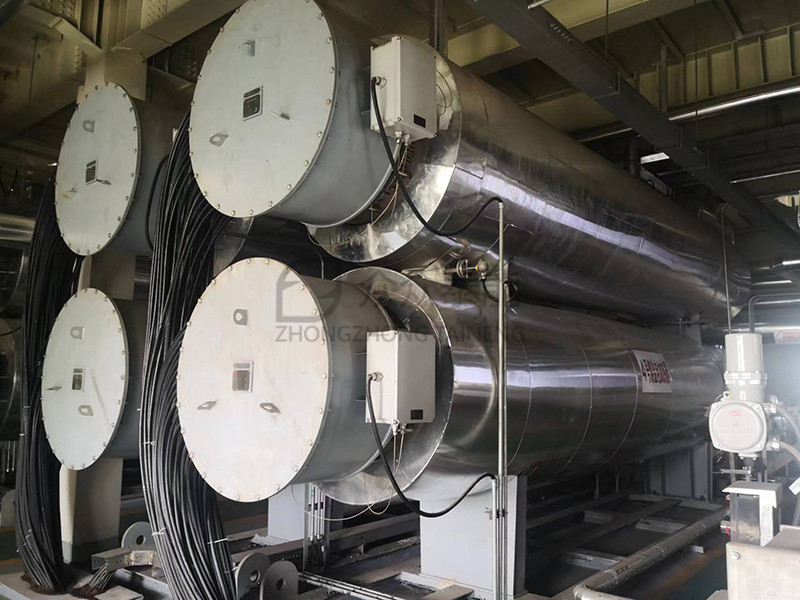 Molten salt electric heater