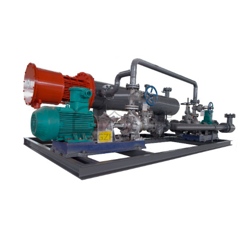 Thermal oil pry installation