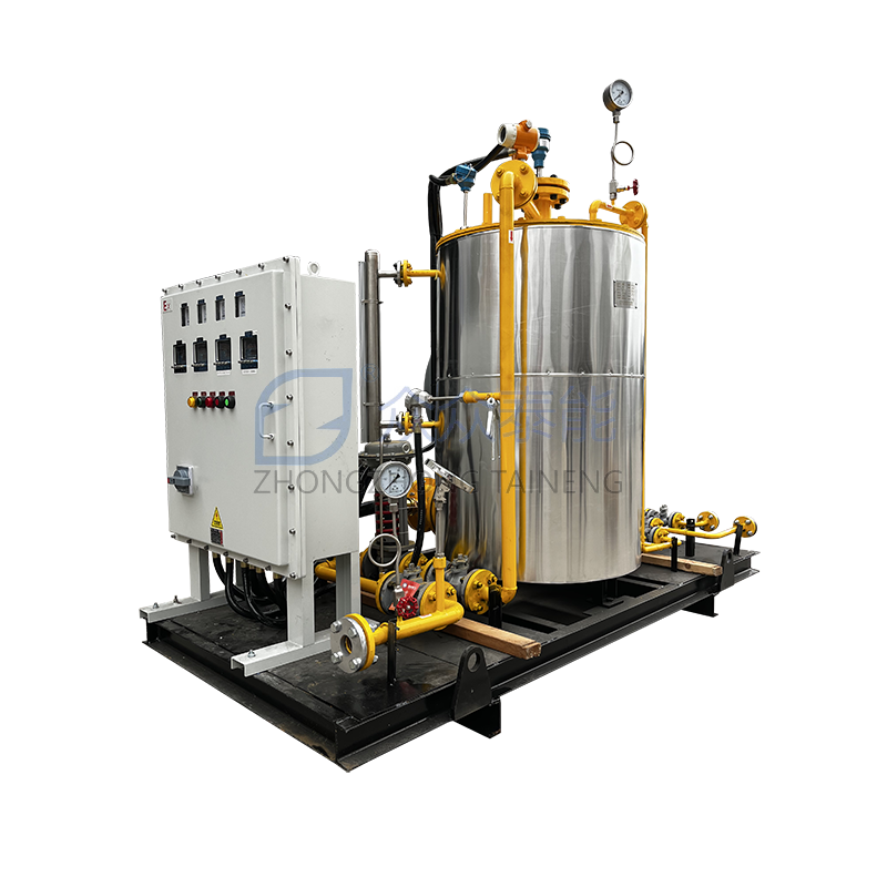 Liquid ammonia evaporator